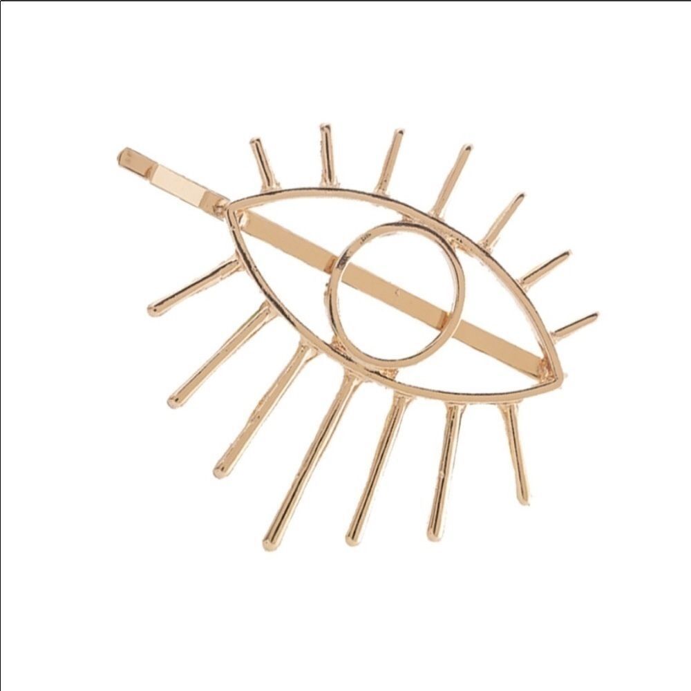 Hair Pin Nazar 🧿 Eye Zinc Alloy Gold color